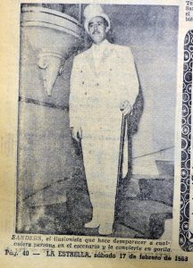 Descripción: Recorte de prensa. Fotografía.  Foto de mago: Sanders. Fecha: 17 de febrero de 1968 Diario:La Estrella de Valparaíso Fuente: Sección periódicos y micro formato Biblioteca Nacional