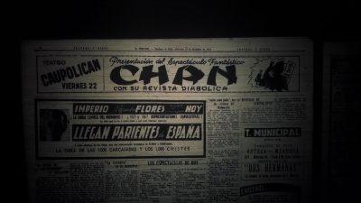 Descripción: Presentación del espectáculo fantástico Chan. Diario: EL Mercurio. Año:  29 de diciembre de 1939. Fuente: Sección periódicos y micro formatos Biblioteca Nacional de Chile