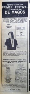Festival Latinoamericano de magia 1975
